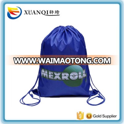 OEM mixed color polyester draw string bag 210D drawstring backpack